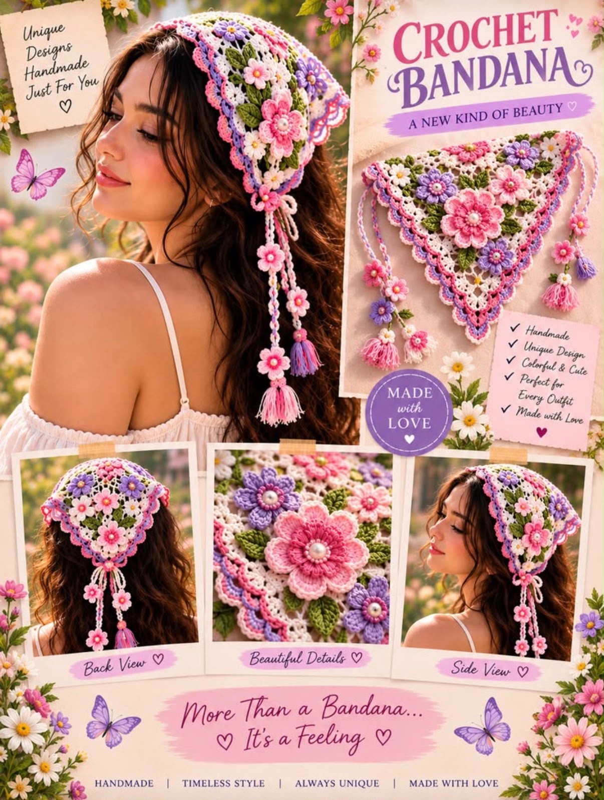 Floral Daisy Bandana styling guide